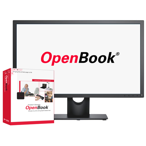 OpenBook® : le logiciel de numérisation et de lecture.