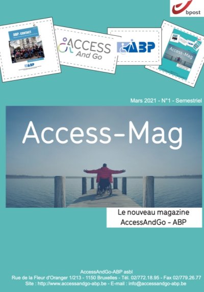 Access-Mag, numéro 1, spécial fusion de l'asbl AccessAndGo-ABP